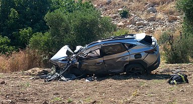 Hatay'da uçuruma yuvarlanan cipin sürücüsü hayatını kaybetti
