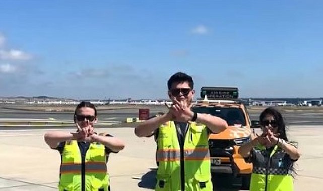 İstanbul Havalimanı çalışanlarından Milli Takım'a destek videosu