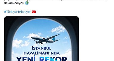 İstanbul Havalimanı, en yoğun günlük hava trafiğine ulaştı