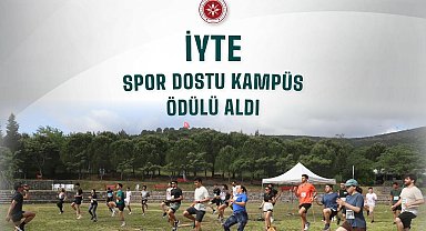 İYTE'ye 'spor dostu kampüs' ödülü