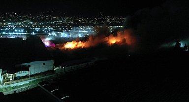 Kahramanmaraş'ta tekstil fabrikasında yangın
