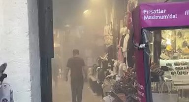 Kapalıçarşı'da trafoda yangın- 1
