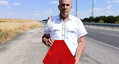 Kardeşinin kazada öldüğü noktadan seslendi: 700 liralık reflektör hayat kurtarır