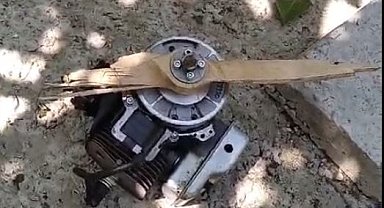 Kastamonu'da evin bahçesine İHA düştü