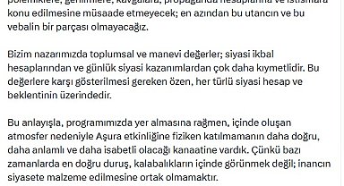 Kılıçdaroğlu: En doğru duruş, inancın siyasete malzeme edilmesine ortak olmamaktır