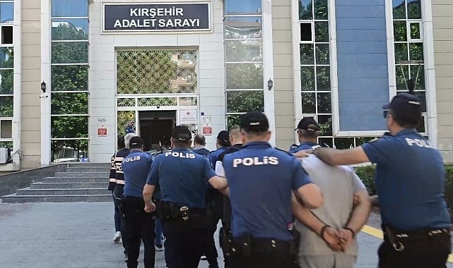 Kırşehir'de 10 milyon liralık hırsızlık operasyonu: 5 tutuklama