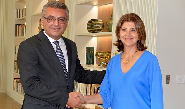 KKTC Cumhurbaşkanı Erhürman, BM Temsilcisi Cuellar'ı kabul etti