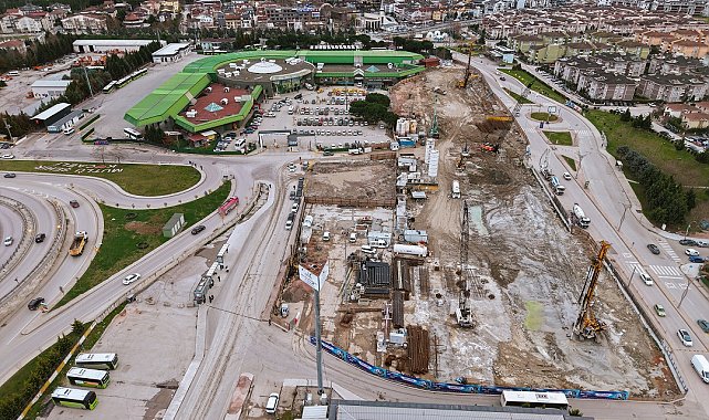 Kocaeli'de 'Körfezray Metro Projesi'nin çalışmaları devam ediyor