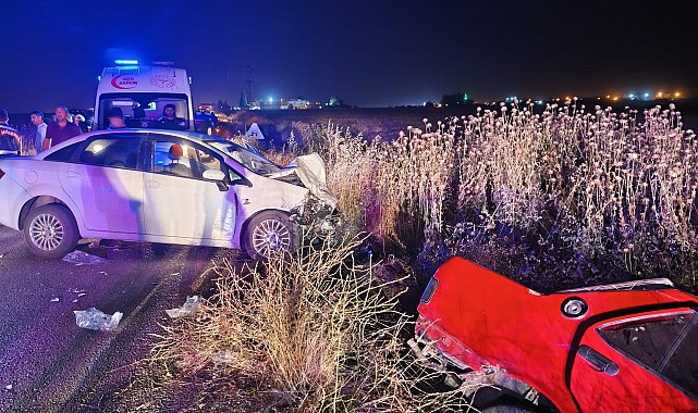 Mardin'de otomobiller çarpıştı: 1 ölü, 4 yaralı