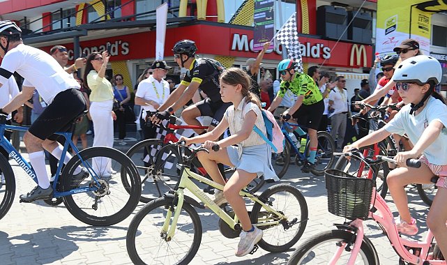Marmaris sokakları Tour de France ile renklendi