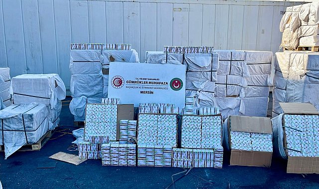 Mersin Limanı'nda yaklaşık 5 milyar TL değerinde kapsül ilaç ele geçirildi