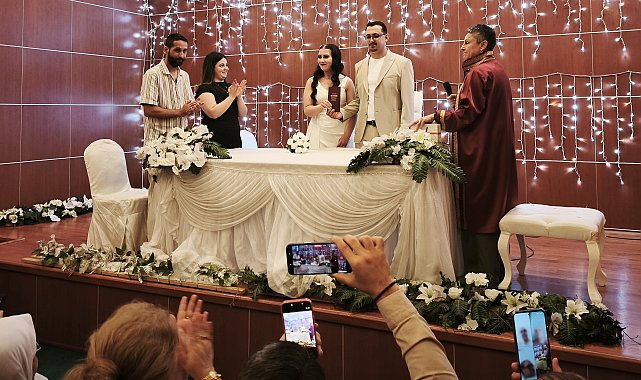 Mersin'de nikah salonlarında 06.06.2026 yoğunluğu