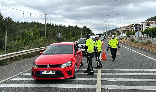 Muğla'da bayram trafiğinde denetimler arttı, kazalar azaldı