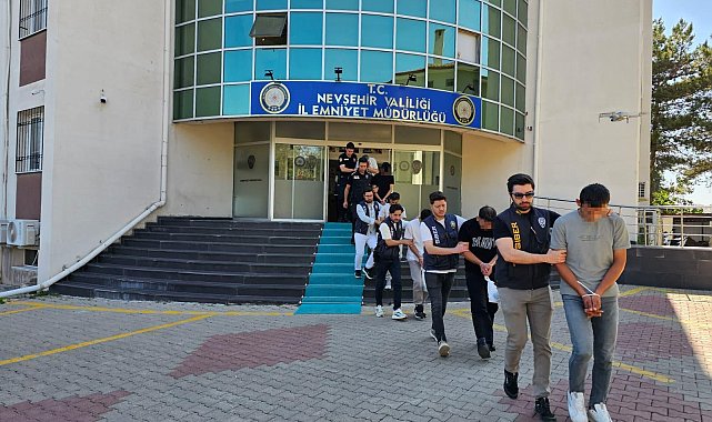 Nevşehir merkezli 19 ilde dolandırıcılığa 41 gözaltı