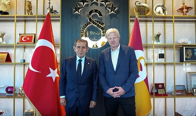 Oliver Kahn ve Dursun Özbek bir araya geldi