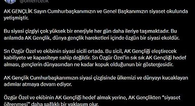 Ömer Çelik: Özgür Özel ve ekibi, AK Gençlik'i eleştirecek kapasiteye sahip değil