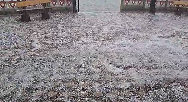 Ordu'da dolu yağışı etkili oldu
