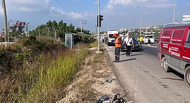 Otomobilin arkadan çarptığı motosikletteki Feyza Nur öldü, babası ağır yaralandı