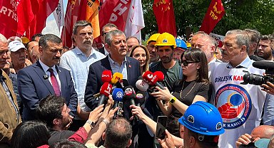 Özgür Özel, maden işçileri ile bir araya geldi