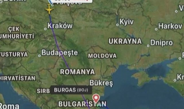 Pilot, uçak kaçırılma ikazı yayınladı; Türk Hava Sahası'nda 2 adet F-16 savaş uçağı eşlik etti