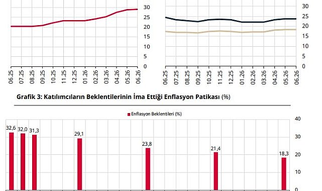Piyasa katılımcılarının yıl sonu enflasyon beklentisi yüzde 29,14