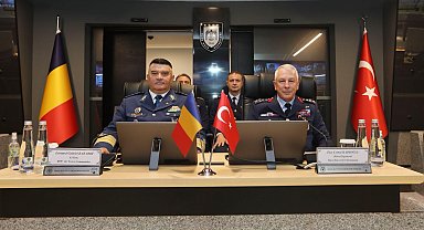 Romanya Hava Kuvvetleri Komutanı Korgeneral Baraboi, Hava Kuvvetleri Karargahını ziyaret etti