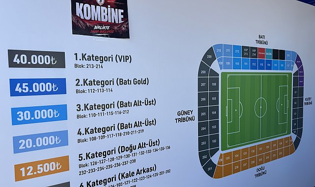 Samsunspor'da kombine satışları taraftar etkinliğiyle başladı