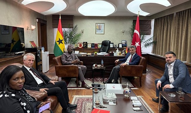SANKON Genel Başkanı Cevahiroğlu, Gana Cumhuriyeti Ankara Büyükelçisini ziyaret etti