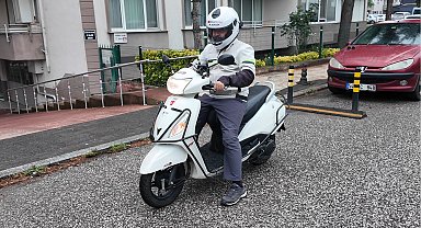 Seyahatsever projesi kapsamında motosikletiyle Türkiye'yi geziyor