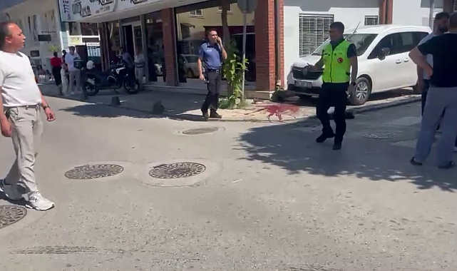Sokakta vurduğu husumetlisine kemeriyle turnike yaptı; o anlar kamerada