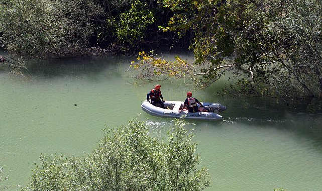 Su seviyesi yükselince nehirde kayboldu, arama çalışması başlatıldı