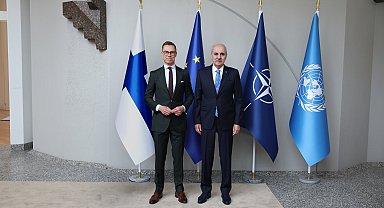 TBMM Başkanı Kurtulmuş, Finlandiya Cumhurbaşkanı Stubb tarafından kabul edildi