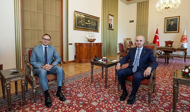 TBMM Başkanı Kurtulmuş, TÜRKPA Genel Sekreteri Hasan'ı kabul etti