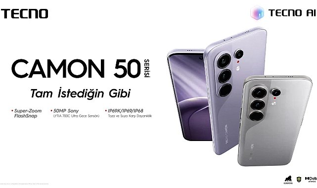 TECNO CAMON 50 Ultra 5G Türkiye'de satışta