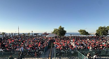 Tekirdağ ve Edirne'de milli maç, dev ekranlardan izlendi