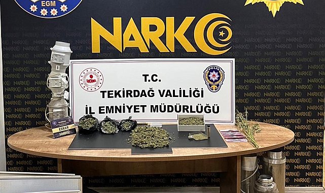 Tekirdağ'da uyuşturucu operasyonlarında 19 tutuklama