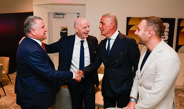 TFF Başkanı Hacıosmanoğlu, Infantino ve Isaac ile görüştü