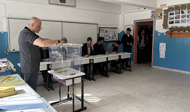 Tokat'ta 4 beldede 5 bin 682 seçmen sandık başında