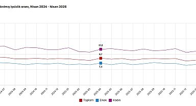 TÜİK: İşsizlik oranı nisanda yüzde 8,2 oldu