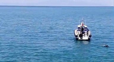 Van Gölü'ne düşen otomobilin sürücüsü yaralı kurtarıldı