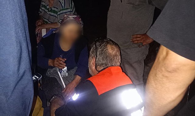 Yalova'da kaybolan Alzheimer hastası, termal dronla bulundu
