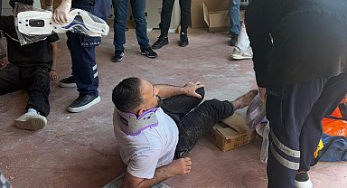 Yük asansörünün halatı koptu; 6 işçi yaralandı