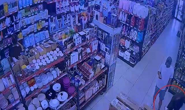 Zincir marketten televizyon çalan şüpheli tutuklandı