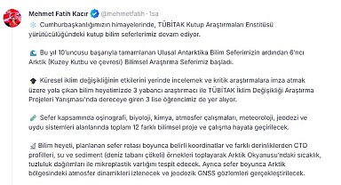 6'ncı Arktik Bilimsel Araştırma Seferi başladı