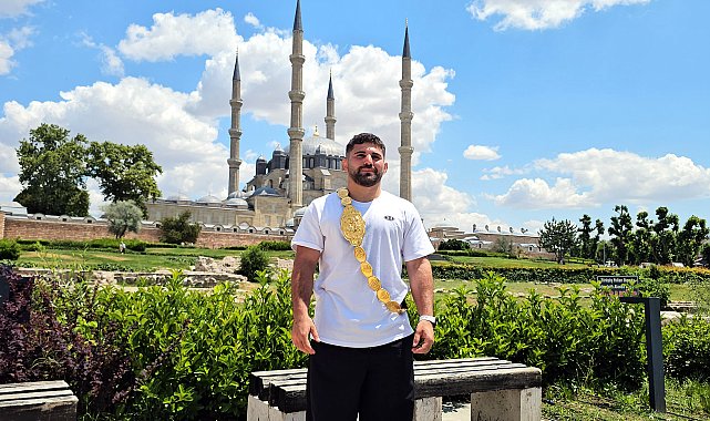 665'inci Kırkpınar Yağlı Güreşleri'nde başpehlivan olan Taş: Çocukluk hayalimi gerçekleştirdim
