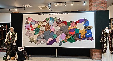 81 ilin kumaşı, Türkiye haritasında buluştu