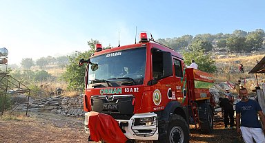 Adıyaman'da orman yangını; söndürme çalışmaları sürüyor