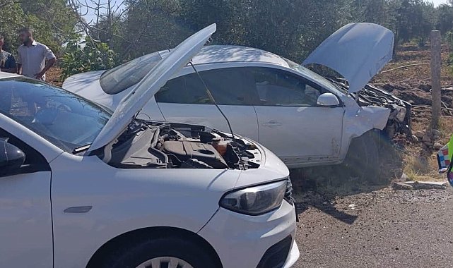 Adıyaman'da otomobiller çarpıştı: 3 yaralı