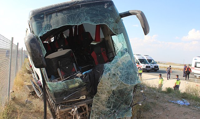 Aksaray'daki otobüs kazasında yaralılardan 1'i öldü, 9 kişinin tedavisi sürüyor