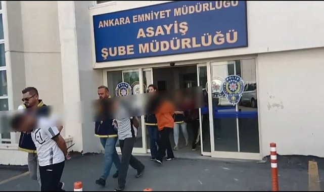 Ankara'da ilişki vaadiyle gaspa 9 gözaltı